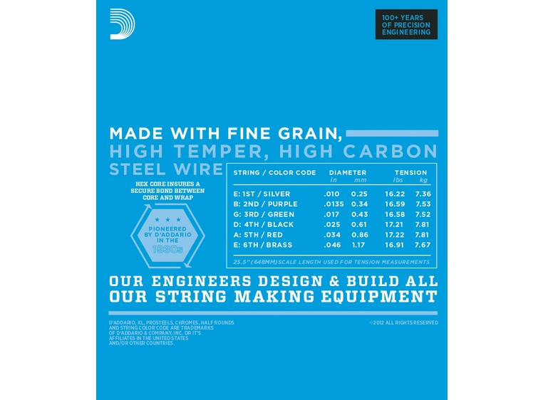 D'Addario EXL110BT BalTen El. gitar (010-046) 